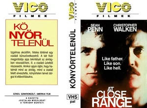 AT CLOSE RANGE (2) / HUNGARIAN VIDEO SLEEVE / VICO VIDEO LABEL - Picture 1 of 1