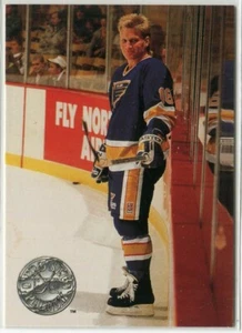 1991-92 Pro Set Platinum PC Insert #PC5 Brett Hull St. Louis Blues - Picture 1 of 2