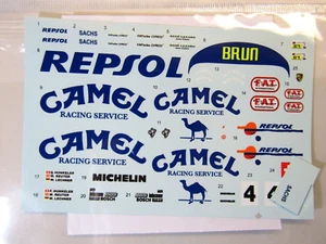 Decalpool 1/24 Brun Porsche 962 "Camel" #4 '88 LeMans 24Hr Decal Sheet DP014 - Picture 1 of 4