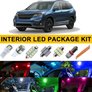15PCS Interior LED Lights Bulbs Package Kit For Honda Pilot 2016-2019 2020 2021 - Picture 1 of 24