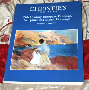 19th Century European Paintings & Sculpture Christie's Auction Catalog May 1997 - Imagen 1 de 7