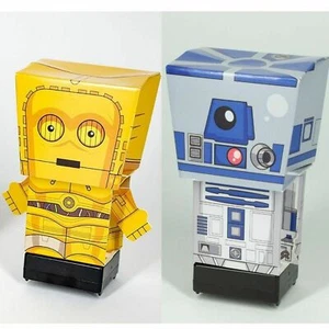 Star Wars 2 Pack R2D2 and C3PO SnapBot Pulp Heroes Pull Back - Picture 1 of 1
