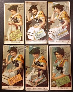 TC0014 Trade Cards: Cacao Tobler Serie 10 - Tyrolienne - Bild 1 von 2