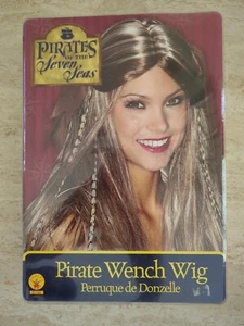 Pirate Wench Wig Caribbean Lady Girl Halloween Costume Accessory Brand New - Picture 1 of 2