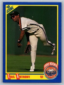 1990 Score #584 Eric Anthony Houston Astros Rookie RC - Picture 1 of 2