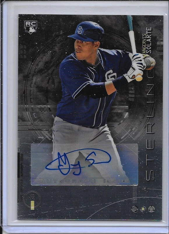 2014 BOWMAN STERLING ROOKIE AUTOGRAPH YANGERVIS SOLARTE - Image 1 of 1