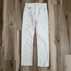Jeans Mother The Tomcat tobillo blanco marfil crema puffs 26 denim - Imagen 1 de 15