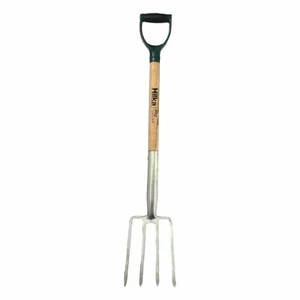 Stainless Steel Soft Grip Handle Border Hand Fork Garden Digging Tool - Picture 1 of 8