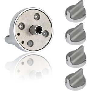 Kit de perilla de control de horno de metal en forma de D varilla de repuesto para Whirlpool W10594481 - Imagen 1 de 13