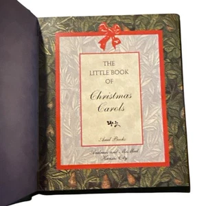 Vintage The Little Book of Christmas Carols Miniature Edition Hardback Book 1993 - Imagen 1 de 10