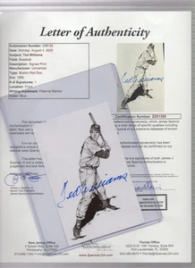 TED WILLIAMS HOF Signed Autograph Auto Era 1989 Postcard Red Sox JSA 💎 LOA - Picture 1 of 5