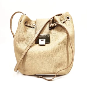 JIMMY CHOO Shoulder Bag Beige Leather 2878511 - Picture 1 of 11