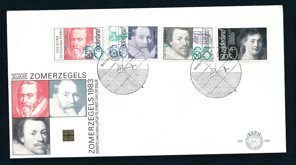 D466492 Netherlands FDC Summer Stamps NVPH 208 - Image 1 of 1