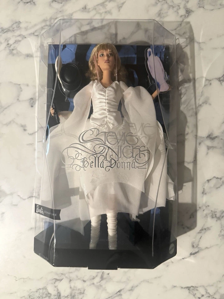 Barbie Stevie Nicks Bella Donna White Dress Doll JBJ45-9993 JBJ45