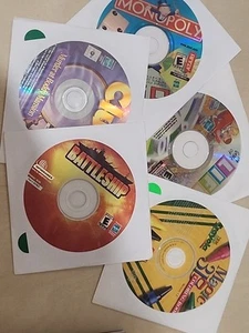 Lote de juegos de computadora CD-ROM de PC de colección de los 90 con 5 discos CD en buen estado colecciono - Imagen 1 de 1