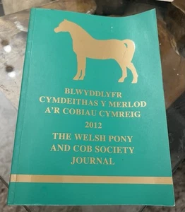 Vintage 2012 WPCS Welsh Pony & Cob Society Horse Breed Journal Book Good Cond - Picture 1 of 2