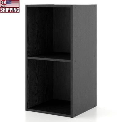 Stackable Cube Storage Shelves Modern Bookcase Home Office & Organizing New - Image 1 of 4