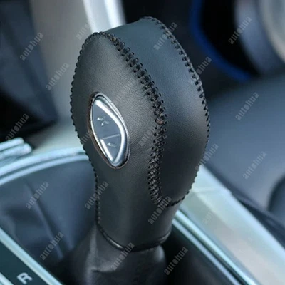 Gear Shift Knob Cover For Ford Fusion 2013-2016 PU Leather Protector Trim Wrap - Image 1 of 4