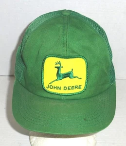 Vintage K-Products John Deere Snapback Adjustable Trucker Hat with Mesh READ - Picture 1 of 9