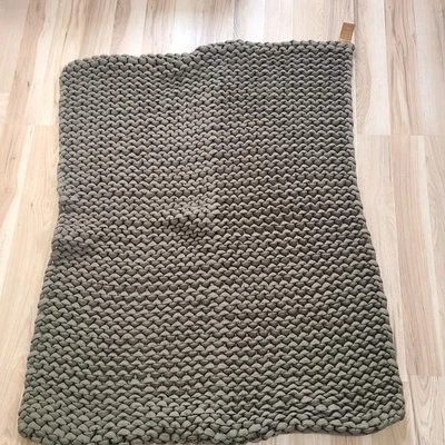 Manta con peso Bearaby de algodón verde 5 libras nueva Foto 1 de 3