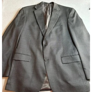 Hart Schaffer Marx Gray Multicolor Sports Coat Jacket Blazer Size 44L - Picture 1 of 10