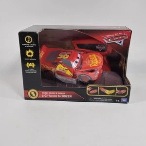 RARE Disney Cars Lightning McQueen RC Crazy Crash Think Way Toys NEW - Picture 1 of 3