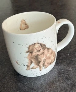 Royal Worcester Wrendale Mug - Truffles the pig - Hannah Dale design - Picture 1 of 6