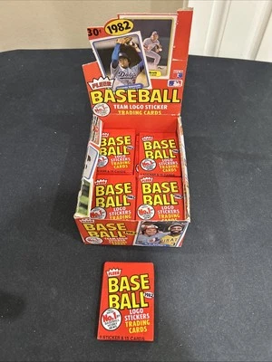 (1) 1982 Fleer Baseball Wax Pack From Box Cal Ripken Jr Rookie RC Year - Image 1 of 4