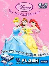 Disney Princesses: The Crystal Ball Adventure (Vtech V.Flash, 2006)