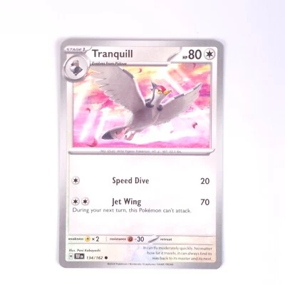 Tranquill 134/162 Pokemon SV05: Temporal Forces Common NM - Image 1 of 2