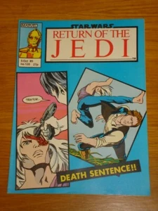 STAR WARS RETURN OF THE JEDI #120 OCTOBER 5 1985 BRITISH WEEKLY COMIC - Imagen 1 de 1