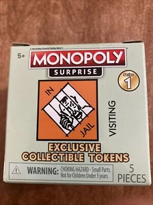 Monopoly Surprise Box S1 Exclusive Collectible Rare Tokens 5 pcs per box New! - Picture 1 of 6