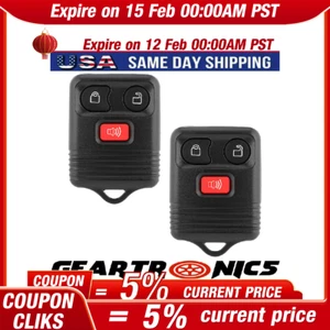 2pc Keyless Entry Car Remote Control Key Fob Transmitter Alarm Fit Ford F150 250 - Picture 1 of 12