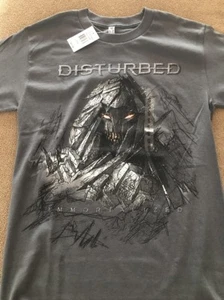 NEW Disturbed Immortalized 2016 Concert Tour Size Small Grey T-Shirt - Picture 1 of 1