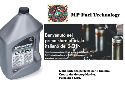 Quicksilver Premium Plus Olio Marino fuoribordo 2 tempi Sintetico 4 Litri
