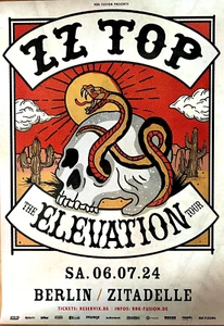 ZZ TOP 2024 BERLIN - orig. Concert Poster - Konzert Plakat - DIN A1 - Bild 1 von 1