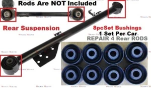 MPP036 8pc Bushing Set Fits Nissan Pathfinder 1996 1997 1998 - 2003 4 Rear Links - Bild 1 von 1