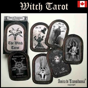 witch wicca tarot cards card deck rare vintage major arcana oracle book guide - Picture 1 of 12