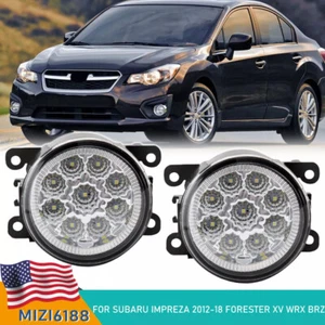 For Subaru Impreza 2012-18 Forester XV WRX BRZ Clear Lens Bumper Fog Light Lamp - Picture 1 of 12