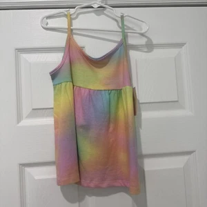 Camiseta sin mangas fluida Tye Dye H & M para niñas - Nueva con etiquetas - 6-8 años - Imagen 1 de 4