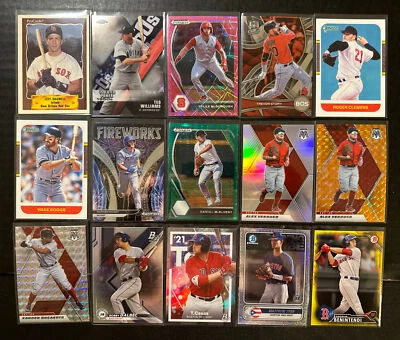 Lote de tarjetas de béisbol MLB Boston Red Sox #2 Foto 1 de 4