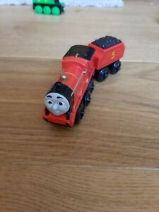Thomas the tank engine, James with batteries, metal