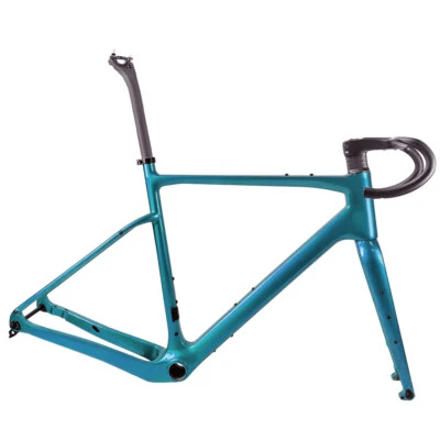 Cuadro de grava de carbono AIRWOLF T1100 700*45c bicicleta de carretera bicicleta de resistencia de turismo Foto 1 de 4