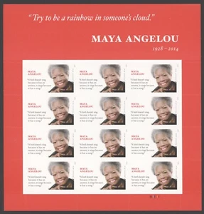 2015 US Scott #4979 Maya Angelou Sheet of 12 Forever Stamps MNH - Picture 1 of 1