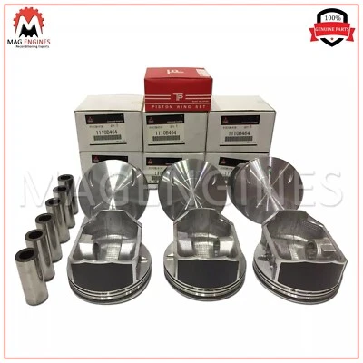 1110B464 GENUINE 0.50 PISTONS & RING SET MITSUBISHI 6G75 FOR PAJERO MONTERO 3.8L - Image 1 of 3