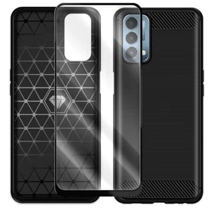 Anti-Shatter Screen Protector Carbon Fiber Case for OnePlus Nord N200 5G DE2118 - Picture 1 of 1