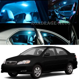 For 03-08 Toyota Corolla Xenon ICE BLUE Interior LED Light Map Dome Trunk Plate - Picture 1 of 1