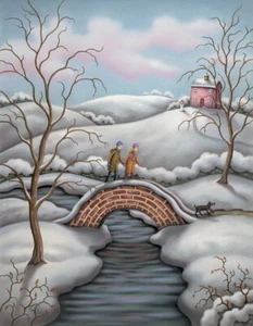 Paul Horton Love is All Around Limited Edition Giclee print - Picture 1 of 1