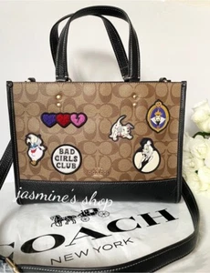 NWT Coach Disney X Coach Dempsey Carryall In Signature Canvas With Patches CC873 - Picture 1 of 12