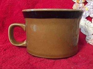 Tazza impilabile vintage miele Giappone gres colori oro e marrone - Foto 1 di 3